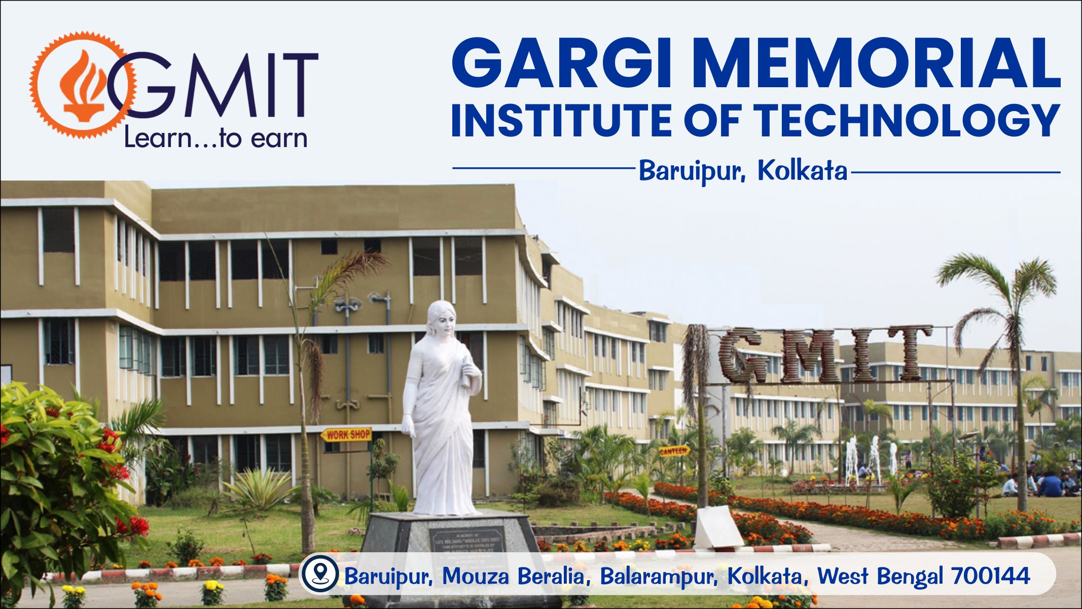 out side view of Gargi Memorial Institute of Technology